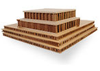 Panneaux à structure de carton nid d'abeilles