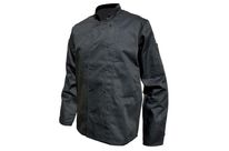 Veste de cuisine Poly Coton Noir à pressions