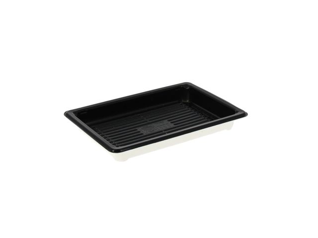 Barquette sushi en pulpe + PLA (X300) Firplast