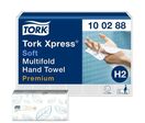 Tork - Essuie-mains pliés Soft H2 - Blanc - 2310 feuilles - Ouate de cellulose - Éco-responsable