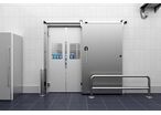 Porte coulissante pour chambre froide et chambre grand froid