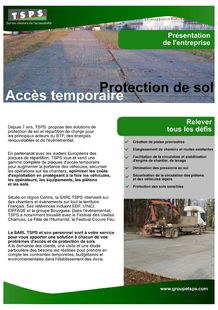 TSPS Catalogue Plaques de Répartition de Charges