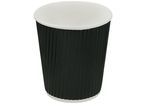 Gobelet noir en carton ondulé 17cl double parois x 1200 Firplast