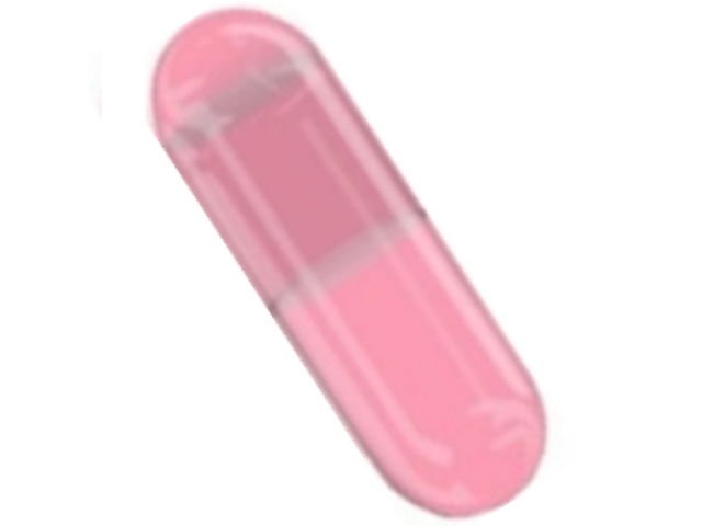 Gélules vides, taille 2 (0,37 ml), classiques, rose transparent
