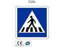 Panneau C20a Passage pour piétons