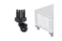 Roue avec frein pour bac Europe 320-420 mm