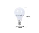 Ampoule LED E14 5.5W 220V G45 - Blanc Chaud 2300K - 3500K