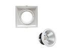 Kit Support AR111 Encastrable Orientable avec Ampoule LED 20W - Blanc Neutre 4000K - 5500K