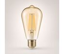 Ampoule LED E27 à filament 8W ST64 - Blanc Chaud (2300K - 3500K)