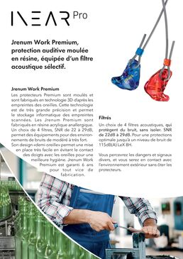 bouchons d'oreille moulés