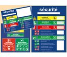 Panneaux de consignes de sécurité