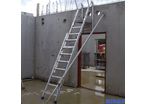Echelle coulissante à corde avec plateforme d'accès pliante PREMUR ULTRALU