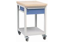 Desserte D&amp;#039;atelier Mobile 1 Tab.inf+1 Tir Oir