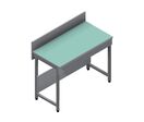 Paillasse verre émaillé P. 600 mm utile | R-T1-EM6-15 