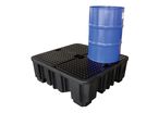 Bacs de rétention en plastique 4 fûts | BRPN 4F à 319 €HT