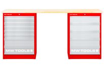 Établi modulaire Multiplex avec 2 armoires à tiroirs 5T &amp;amp; 8T 2000 mm MW Tools MOD20L58