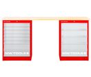 Établi modulaire Multiplex avec 2 armoires à tiroirs 5T &amp; 8T 2000 mm MW Tools MOD20L58