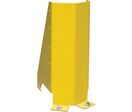 Manorga - Sabot de protection montant d'échelle Easy-Rack - Acier Jaune 400mm - Protection latérale pour palettes