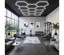 Kit 11 éclairages LED Hexagonal 299W - 110lm/W - Blanc Neutre 4000K - 5500K