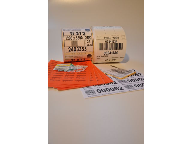 Etiquettes enlevables