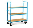 Chariot 3 plateaux bois réglables &amp;#039;OLLIMO&amp;#039;
