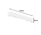 Applique Murale Design Allongé Intérieure LED 12W - Blanc Chaud 2300K - 3500K / Blanc