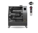 Chauffage Radiateur fioul professionnel mobile radiant infrarouge 14 kW motif en acier inoxydable 160-900 m³ Wifi Hipers WDP50IS