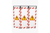 Barrière d'intervention paravent - Attention danger