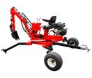 Mini-pelle tractable avec attelage - Rotation 360° moteur essence 15 ch MW Tools GMA360