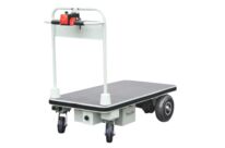 Chariot manutention électrique dossier fixe