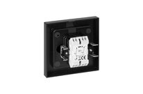 Interrupteur Double Encastré 10A 250V - Noir