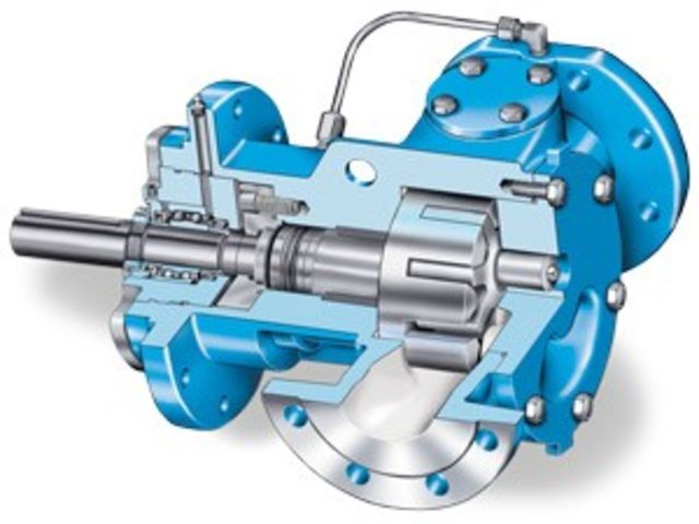 Pompes métriques à engrenage interne pour montage moteur direct Viking