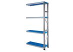 Rayonnage Galvaplast bleu L.900 x P.400 mm Suivant<br>4 niveaux