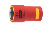 Douille 6 pans, 3/8 pouce 100% isolé VDE, Ouverture 15 mm | HOLEX