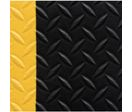 Notrax - Tapis anti-fatigue en rouleau Dynashield Diamant - Noir/Jaune - 91 cm - Ergonomique et résistant