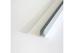 Profilé Aluminium 2m pour Ruban LED - Cache Opaque - 2 m