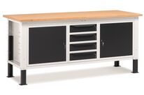 Etabli métal Fortis n°8 L.2000 mm