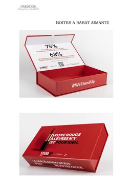BOITES A RABAT AIMANTE SUR MESURE
