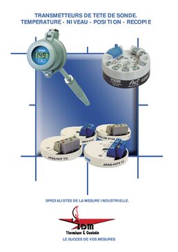 Transmetteurs de tête de sonde