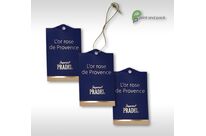 Fabrication d'etiquette avec ficelle