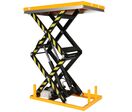 Table élévatrice électrique double ciseaux