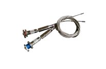 Kit de Suspension - Connecteurs+ Cables Acier - L 4 metres