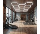 Kit 14 éclairages LED Hexagonal 370.5W - 110lm/W - Blanc Chaud 2300K - 3500K