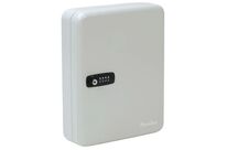 Manutan Expert - Armoire à clés avec serrure code et clé - 60 clés - Acier Gris 300x240x75mm - Garantie 10 ans