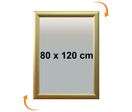 Cadre Affichage CLIC-CLAC Mural 80x120 cm OR / GOLD