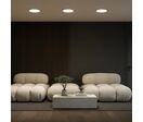 Spot LED Encastrable Rond Montage Réglable 24W 90lm/W ⌀300mm IP20 Blanc CCT avec Détecteur de