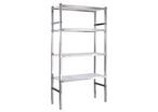 Rayonnage inox L.600 x P.500 - BLANC - STORINOX