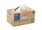 Tork - Chiffon de Nettoyage Ultra Résistant Plié Handy Box - Blanc - Tissu - 120 Feuilles - Usage Alimentaire