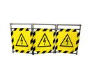 Barrière d'intervention paravent - Danger électrique