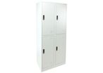 Vestiaire Métal 4 Cases Gris - 2 Colonnes – Manutan Expert